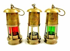 Messing kleine Öllampe antik