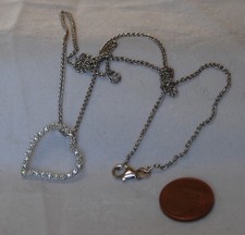 Weißgold  Anhänger Herz 25x Diamant 585 Gold