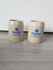2x Steinkrug Chiemseer Bierkrug  Brauereikrug 0,5L 
