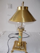 Messing Tischlampe Orient Express Paris Istanbul Vintage Tischleuchte NR. 2