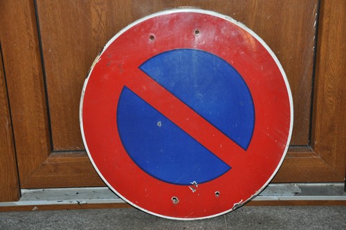 Altes emailschild 60er - altes,