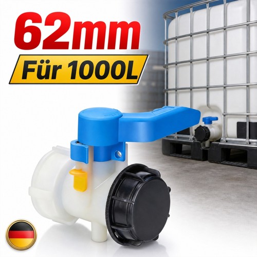 Ibc adapter klappenhahn dn40 - adapter,
