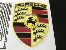 1 x Porsche Wappen Aufkleber