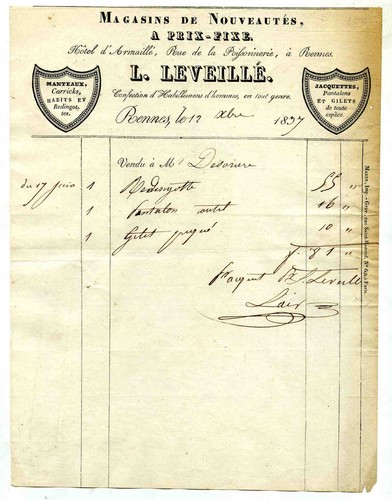 Rechnung bretagne rennes - ,