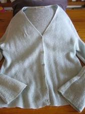 *H&M* Hennes, edel Strickjacke mit dezenter Glitzermascheu. Mohair  Gr. L, AA.56