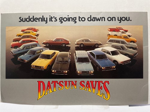 1977 datsun autowerbung - 1977,