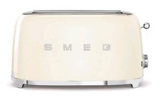 Smeg 4 Scheiben Toaster 2 Langschlitz Toaster Glanz Creme 50er Stil