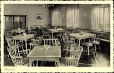 Ak Westerstede in Oldenburg Ammerland, Cagesraum, Tische und... - 11467765