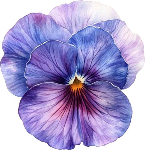 Aquarell blume wandbild - aquarell,