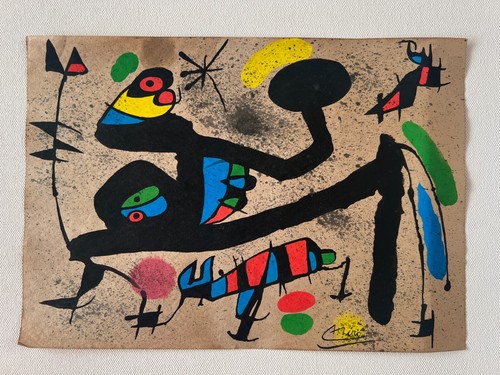Joan miro zeichnung auf papier - joan,