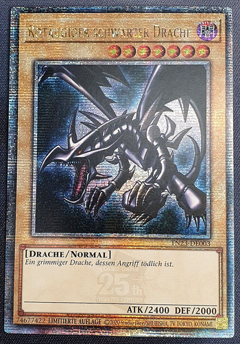 Rotäugiger schwarzer drache - rotäugiger,