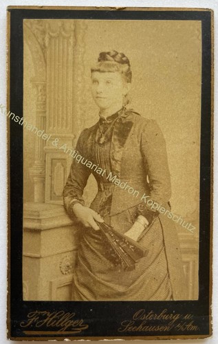 Orig cdv foto fotografie - cdv, frau
