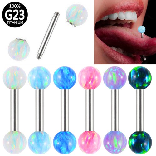 6mm titan zungenpiercing - titan,
