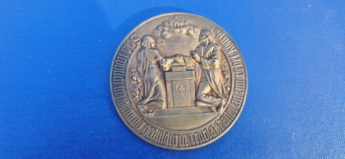 Große bronze medaille - große, goldene