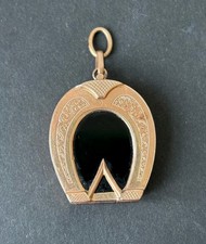 Antikes Gold/Onyx Medaillon