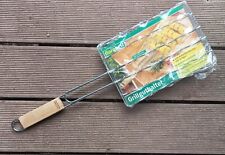 Grillguthalter Neu OVP Gemüse Halter zum Grillen Küchenhilfe Edelstahl Picknick