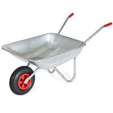 VERZINKTE SCHUBKARRE 80 LITER