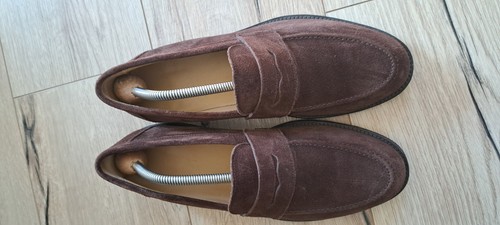 Herren loafer braun velour - braun,