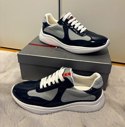 Prada herren sneaker low top - low,