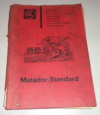 Ersatzteilliste Claas Matador