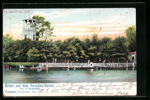 Ansichtskarte berlin treptow - ansichtskarte, berlin-treptow