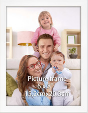 Exyglo weiß 8x6 Bilderrahmen
