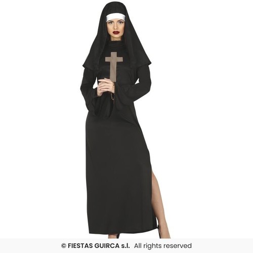 Damen bad nonne kostüm - nonne,