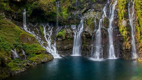 Regenwald wasserfall berg - regenwald,