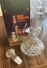 Rum Karaffe Dekanter Stoha Design Glas Original Verpackt 70er Jahre