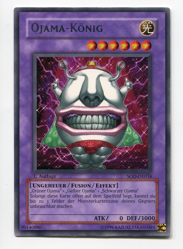 Ojama könig rare - yu-gi-oh!,