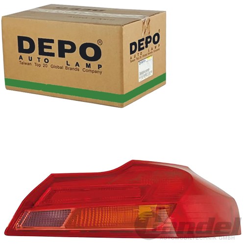 Depo rückleuchte rechts rot - depo,