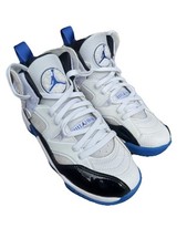 Jordan Jumpman Basketball Schuhe, Sneaker White/University Blue/ EUR 38,5 Nike