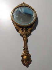 Jugendstil Handspiegel Messing