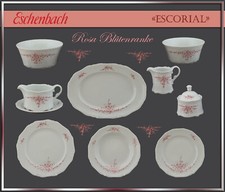 Eschenbach ESCORIAL rosa Ranke Teile zur Wahl teller dose platte