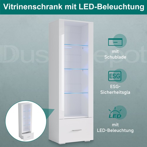 Hochschrank vitrinenschrank - hochschrank,