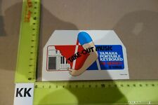 Alter Aufkleber Musikinstrument Zubehör Klavier Keyboard Heimorgel YAMAHA (JC)