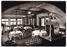 AK Höhengaststätte Lorettoberg Freiburg Breisgau Speiseraum Theke Bar