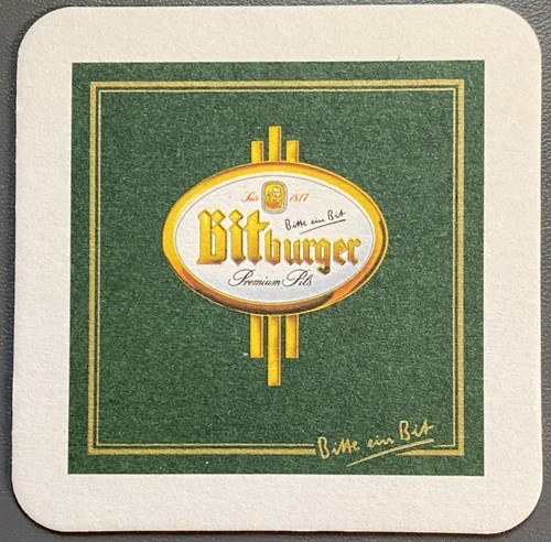 Bitburger bierdeckel - bitburger,