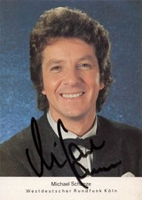 Michael Schanze, Originalautogramm, alte Autogrammkarte, u.a. "Flitterabend"