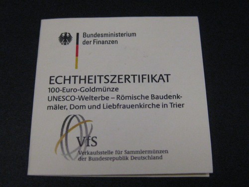 Zertifikat für