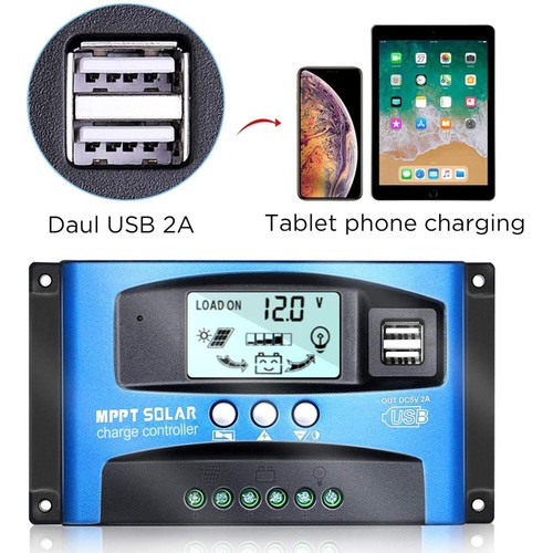 12v 24v solar - 24v, 100a