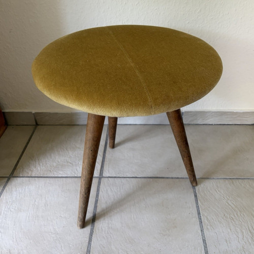 Vintage mid century hocker - vintage,