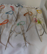 Konvolut 15 Rundstricknadeln von 2 bis  6,   2 Nadelspiel 2 ,  30-80 cm, 4 Häkel