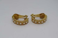 Elegante vergoldete Ohrclips