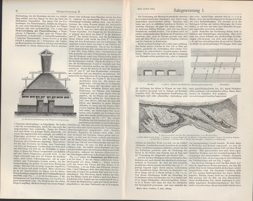 Druck 1907 salzgewinnung - druck, 1907: