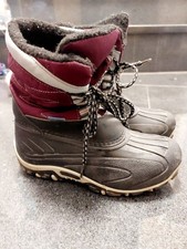 Gefütterte Gunmi/Schneestiefel/Boots/wasserdicht, bordeaux Gr. 31/32