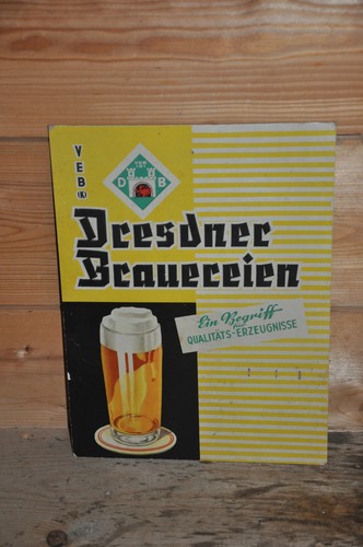 Altes brauereischild ddr 50er - altes,