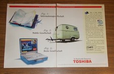 Seltene Werbung TOSHIBA TECRA