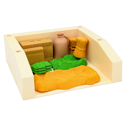 Playmobil weißes silo - weißes, heu