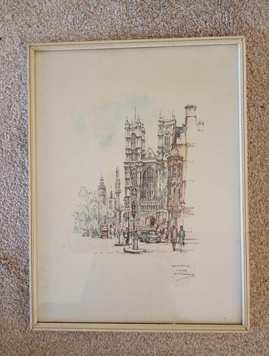 Westminster gerahmter druck - gerahmter,